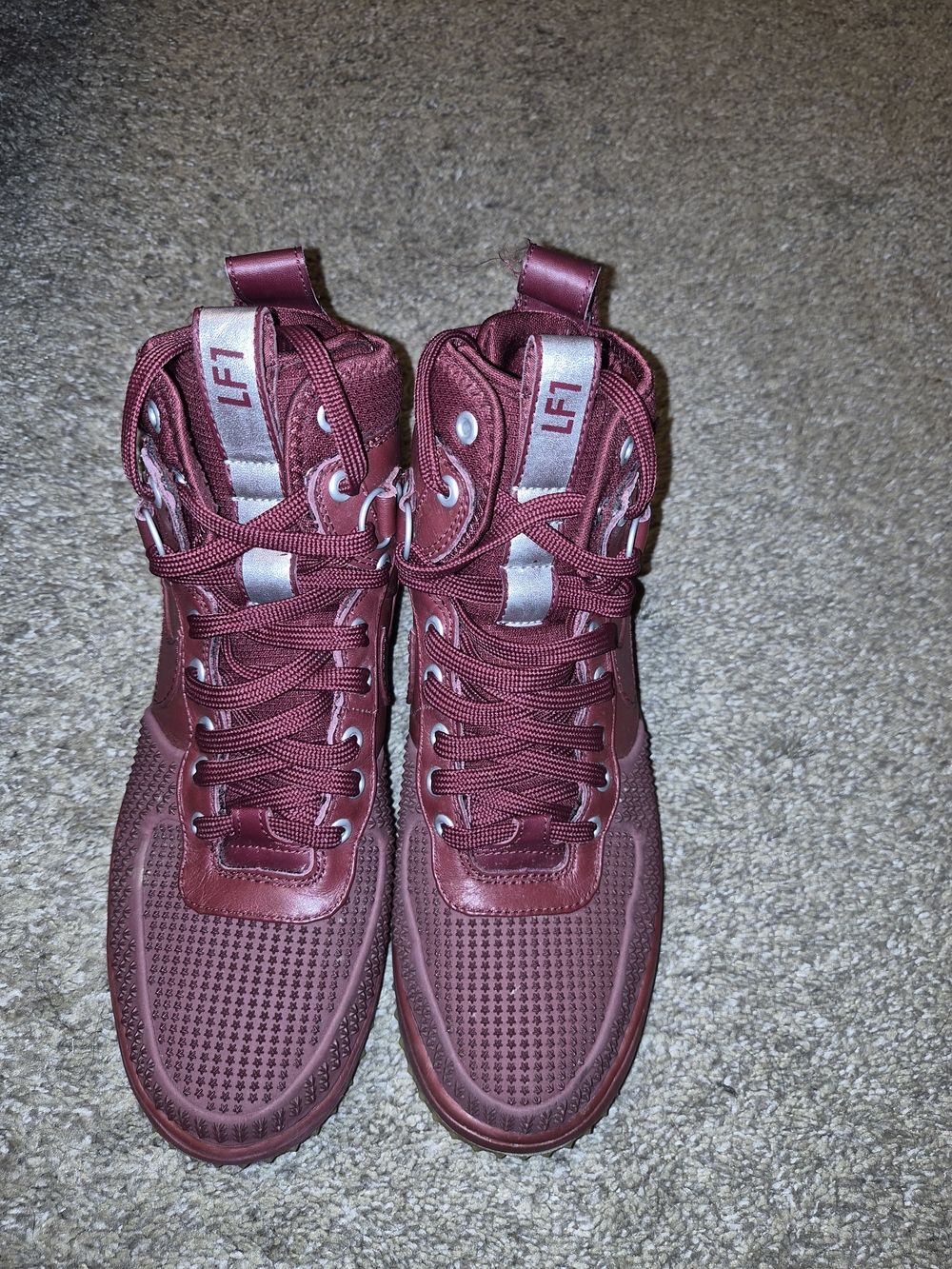 Nike Lunar Force 1 Duckboots Burgundy